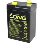 Olověný akumulátor Long WP4.5-6 WP4.5-6, 4.5 Ah, 6 V
