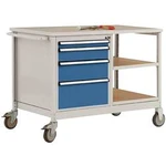 Mobilní dílenském model 1 s naolejovaná multiplex kryt 30 mm Šxhxv 1135 x 590 x 810 mm Manuflex MW2001.0002 MW2001.0002