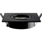 LED vestavné svítidlo Heitronic DL7801 500596, 8 W, N/A, černá