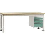Kompletní dílenském základní PROFI s multiplex deska, Šxhxv = 1500 x 700 x 840 mm Manuflex WP5424.0001 WP5424.0001