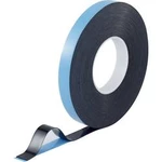Oboustranná lepicí páska TOOLCRAFT 93038c186 93038c186, (d x š) 30 m x 20 mm, akryl, modrá, černá, 1 ks