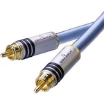 Cinch audio kabel Oehlbach 13203, 1.25 m, modrá