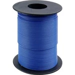 Spojovací drát 1 x 0.20 mm², vnější Ø 0.50 mm, modrá, 100 m