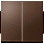 Merten kryt přepínač Aquadesign tmavá brazilská 343415