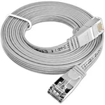 Síťový kabel RJ45 Slim Wirewin PKW-STP-SLIM-KAT6 0.25, CAT 6, U/FTP, 25.00 cm, šedá
