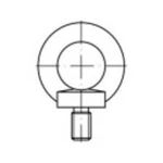 Závěsné šrouby TOOLCRAFT TO-5381580, N/A, M20, ocel, 1 ks