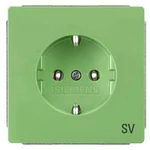 Zásuvka s ochranným kontaktem Siemens Delta zelená 5UB1815