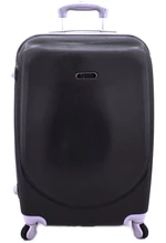 Cestovní kufr skořepinový na čtyřech kolečkách Agrado (L) 90l - černá
