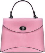 Dámská luxusní kožená kabelka Arteddy - růžová