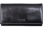 Dámská kožená peněženka Coveri - černá