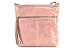 Dámská kožená kabelka crossbody Arteddy - růžová/pudrová
