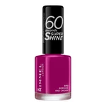 Rimmel London 60 Seconds Super Shine 8 ml lak na nechty pre ženy 340 Berries And Cream