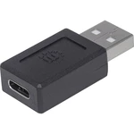 Manhattan USB 2.0 adaptér [1x USB 2.0 zástrčka A - 1x USB-C ™ zásuvka]  obojstranne zapojiteľná zástrčka