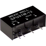 Mean Well SPU01N-12 DC / DC menič napätia, modul   84 mA 1 W Počet výstupov: 1 x