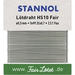 Stannol HS10Fair spájkovací cín bez olova bez olova Sn99,3Cu0,7 10 g 0.5 mm