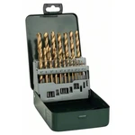Bosch Accessories 2607019437 HSS sada špirálových vrtákov do kovu 19-dielna   TiN DIN 338 valcová stopka 1 sada