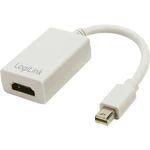 LogiLink CV0036A DisplayPort / HDMI adaptér [1x mini DisplayPort zástrčka - 1x HDMI zásuvka] biela  10.00 cm