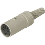 Hirschmann 930 152-517-1 DIN kruhový konektor zásuvka, rovná Pólov: 6  sivá 1 ks