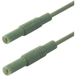 4 mm safety test lead, silicone, 2x plugs straight, 100 cm