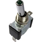 TRU COMPONENTS páčkový prepínač do auta TC-R13-404-SQ GREEN 12 V/DC 20 A 1x vyp/zap s aretáciou  1 ks