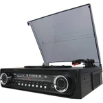 Gramofón Roadstar TTR-9645 EBT čierny gramofón • retro dizajn • podpora MP3 • USB port • Bluetooth s dosahom 10 m • 3,5 mm jack port • RCA výstupy • A