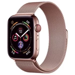 Remienok COTEetCI na Apple Watch 42/44/45 mm, ocelový, milánský tah (WH5203-PMRG) ružový COTEetCI ocelový magnetický řemínek pro Apple Watch 42 / 44 m