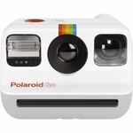 Digitálny fotoaparát Polaroid Go biely instatntný fotoaparát s okamžitou tlačou • 34 mm objektív • svetelnosť: f/12 a f/52 • rozmer fotky: 47 × 46 mm 