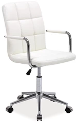 SIGNAL Dětská židle Q-022 ekokůže bílá