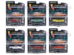 "California Lowriders" Set of 6 pieces Release 3 1/64 Diecast Model Cars by Greenlight