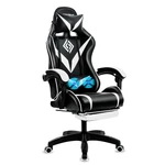 Massage Gaming Chair Racing Computer Desk Chairs Ergonomic Massage Lumbar Support High Back Adjustable Swivel Task Chair