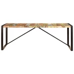 Dining Table 86.6"x39.4"x29.5" Solid Reclaimed Wood