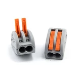 20PCS 2Pin PCT-212 Mini Fast Wire Connectors Universal Compact Wiring Push-in Terminal Block