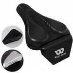 WEST BIKING Breathable Reflective Logo Flexible Silicone Adult Bicycle Bike Saddle Cover Cushion Cover With Storage Bag