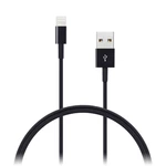 Kábel Connect IT USB/Lightning, 1m (CI-415) čierny USB kábel s novým rozhraním Lightning určeným na nabíjanie alebo synchronizáciu iPodu, iPadu, iPhon