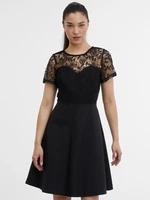 Čierne dámske šaty s čipkou ORSAY