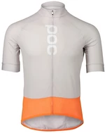POC Essential Road Logo Jersey Zink Orange/Granite Grey 2XL Maillot de ciclismo