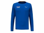 Pánské tričko Salewa  X-Alps Tech Dry M L/S Tee Electric XL