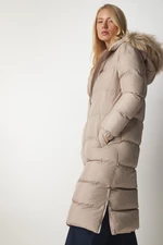 Happiness İstanbul Coat - Gray - Puffer