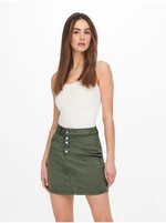 Khaki Mini Pencil Skirt JDY Lara - Women