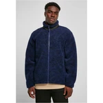 AOP Sherpa jacket dark blue amast