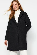 Trendyol Black Boucle kabát
