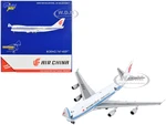 Boeing 747-400F Commercial Aircraft "Air China Cargo" White with Blue Stripes "Interactive Series" 1/400 Diecast Model Airplane by GeminiJets