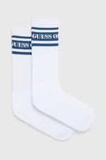 Ponožky Guess Originals pánske, biela farba