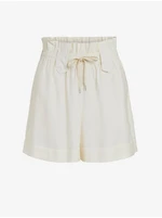 Cream shorts VILA Ruby - Women