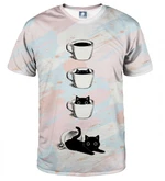 Aloha From Deer Unisex's Black Catfee T-Shirt TSH AFD658