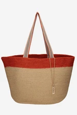 Beach Bag Basket NOBO Beige-Orange