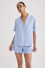 DEFACTO Regular Fit Short Sleeve Woven Tops