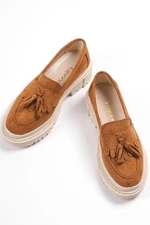 Capone Outfitters Loafer Shoes - Brown - Block