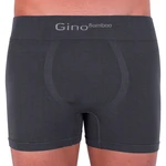 Men's Boxers Gino bamboo seamless gray