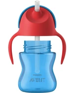 Philips Avent Hrnek s ohebným brčkem 200 ml 1 ks pro chlapce